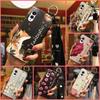 Anti-dust Protective Phone Case For FCNT/Fujitsu Arrows N F-51C Fashion Design Wristband Kickstand Durable Phone Holder