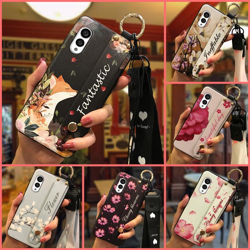 Anti-dust Protective Phone Case For FCNT/Fujitsu Arrows N F-51C Fashion Design Wristband Kickstand Durable Phone Holder