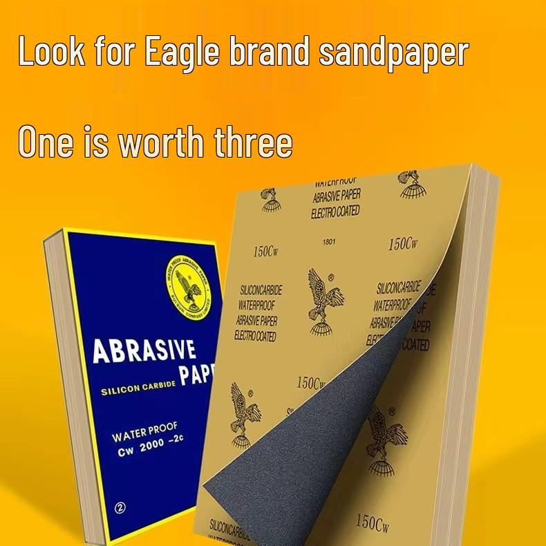 Ultra-Fine Sandpaper Set: 5000 Grit, 114x140mm Sheets with Adhesive Backing, Ideal for Car Polishing.