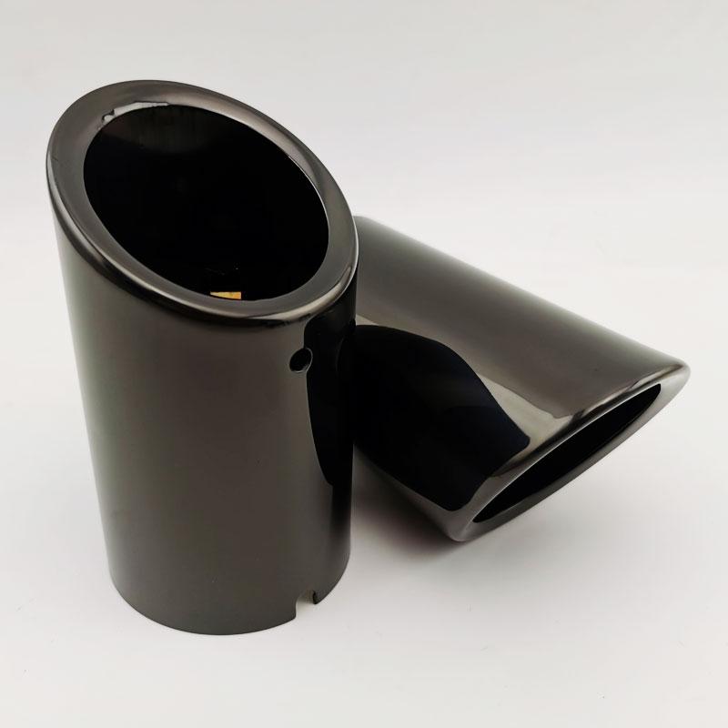 accessoir de exhaust muffler end pipe protector tail decorative tip sus#304 stainless steel auto parts For Mercedes Benz C180K