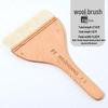 Wei Zhuang Long Handle Wool Fan Brush for Watercolor Painting