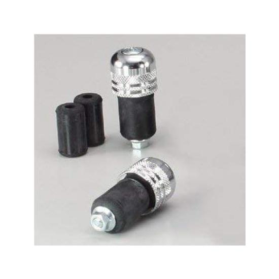 HURRICANE Aluminum Side Cap P22 Knurled Chrome Plated HB0315C Bar End