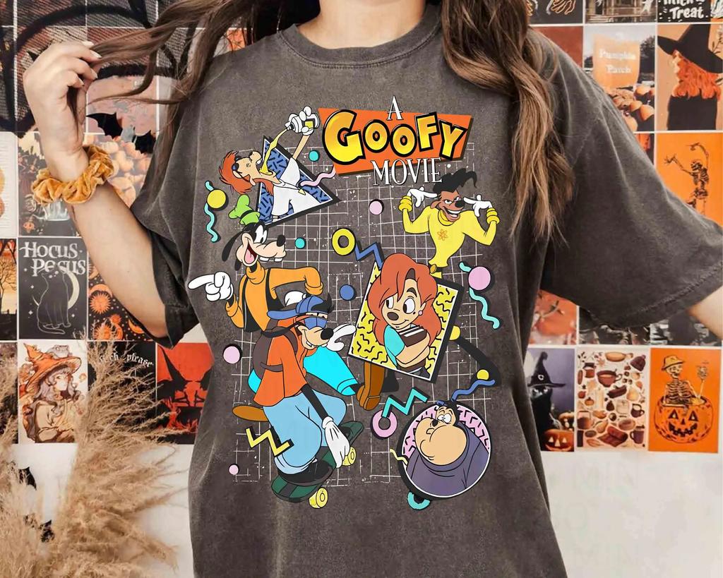 2026 Estate Goofy Film Grafica Maglietta Unisex Unisex Moda Cotone Qualità Casual Larga Manica Corta Classica Unisex