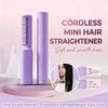 Electric Hair Straightening Comb Curling Brush Multi Use Heated Styling Tool For Home Beauty Routine