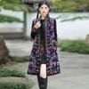 Ethnic Style Women's Sleeveless Mid-Length Vest with Heavy Embroidery