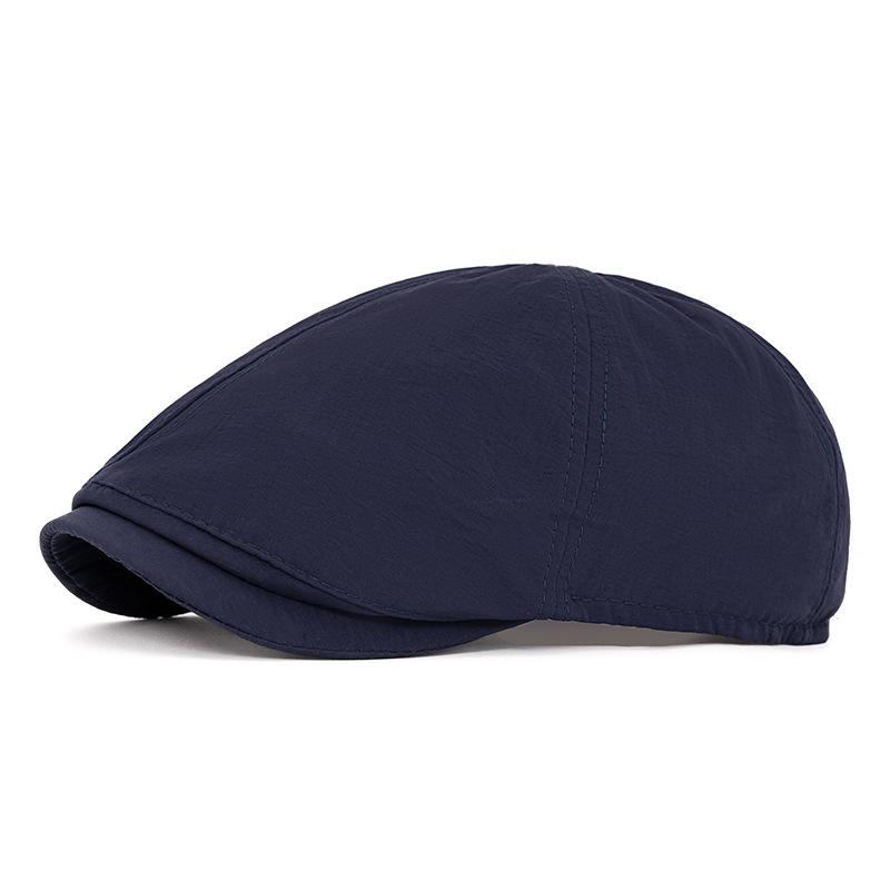 Summer Quick-Drying Cap Men Newsboy Cap Women Thin Breathable Waterproof Forward Cap Beret British Newsboy Cap