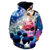 Disney-Moletons Masculinos E Femininos Minnie Mickey Mouse, Streetwear Casual De Hip-hop