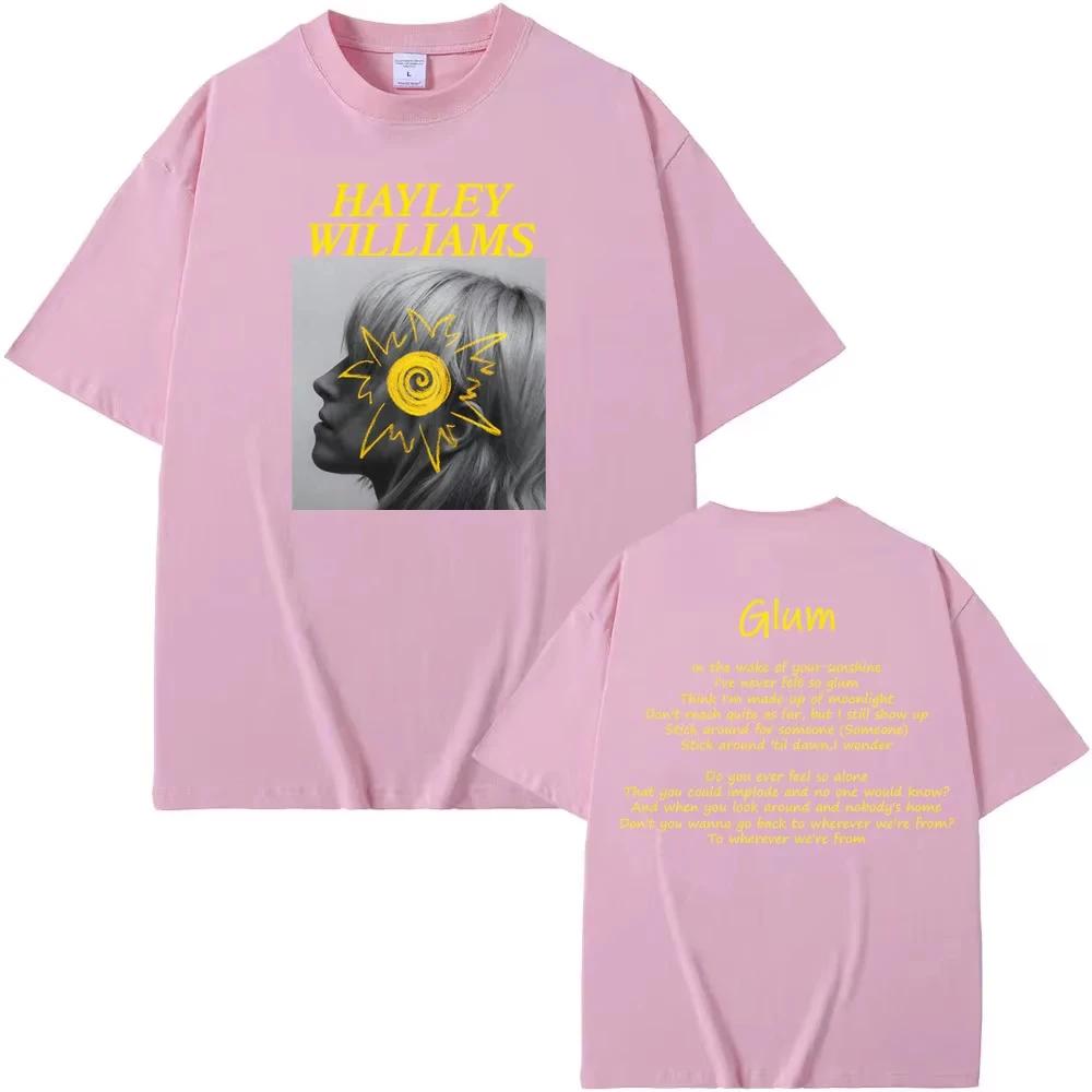 

Hayley William Похмурий 2026 Нова Футболка Унісекс Літня Харадзюку Футболка Рукав ЖінкиЧоловіки Повсякденна 100% Бавовна Футболка Круглий Виріз Музичні Футболки S