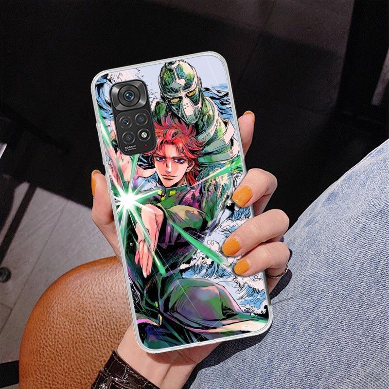 JoJo Bizarre Adventure Phone Case For Xiaomi Redmi Note 15 14 13 12S 12 11 Pro Plus 14S 11S 11E 10 10S 11T 5G Personalized Cover