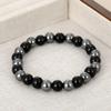 Handmade Beaded Elastic Bracelet, Personalized Obsidian Single Circle Women'S Jewelry