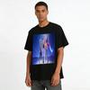 Virtual Girl Group Print T-shirt Trendy Anime Style Loose Breathable Unisex Casual Top Pure Cotton T-shirt