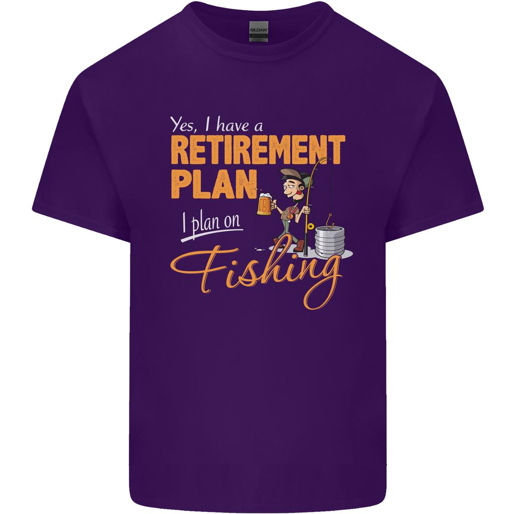 RetireUnisext Plan Fishing Funny FisherUnisex Unisexs Light Cotton TShirt