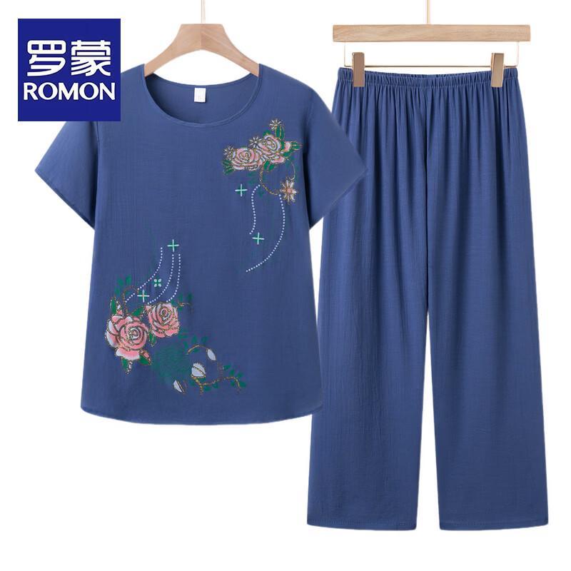Romon Women s Summer Floral Lounge Set 3XL