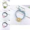 Beautiful Ins Women Daisy Hair Rope Headband With High-elastic Korean Rubber Band