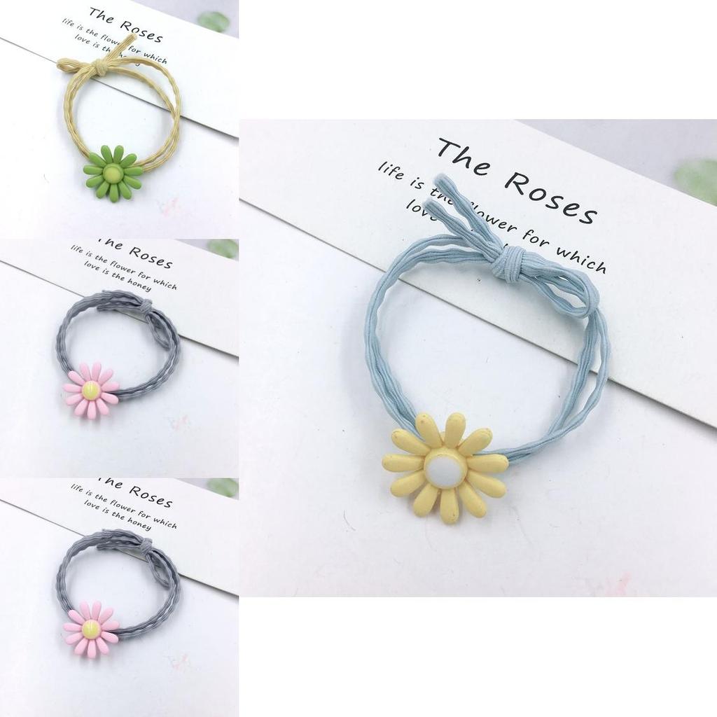 Beautiful Ins Women Daisy Hair Rope Headband With High-elastic Korean Rubber Band