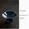 Chinese Style Ceramic Dessert Plate - Exquisite Small Tray for Mooncakes and Snacks, 2025 New Design