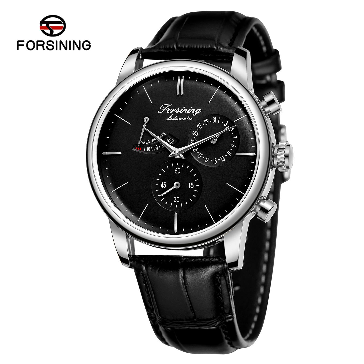 

Водонепроникний багатофункціональний механічний годинник Forsining Energy Display Чоловічий модний механічний годинник