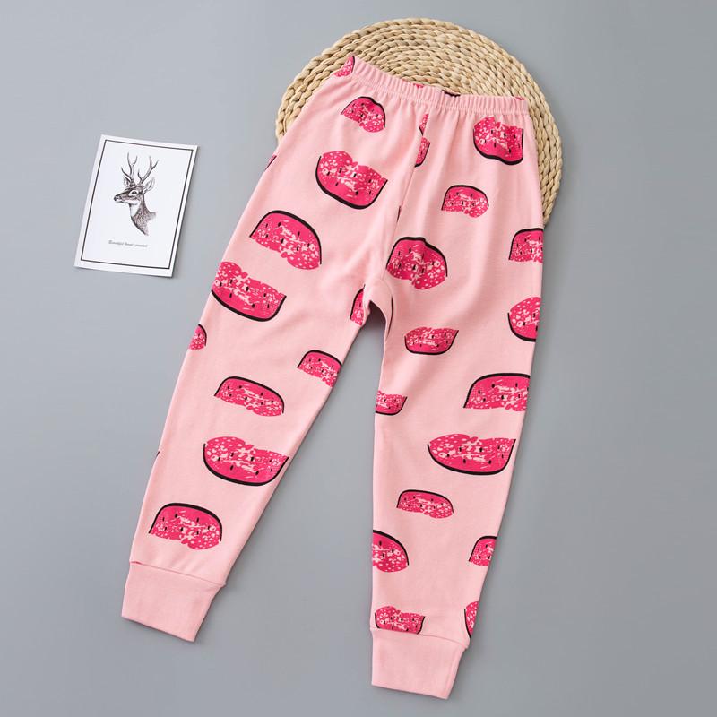 

Детские хлопковые пижамы, однотонные осенние брюки для мальчиков и девочек