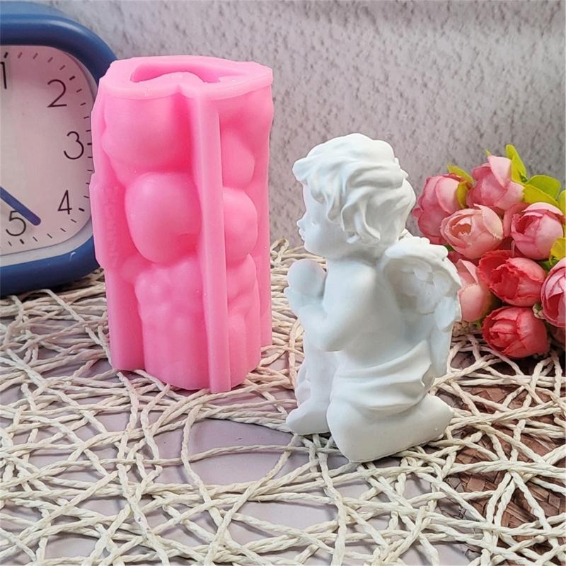 Kneeling Boy Molds Casting Molds Kids Silicone Mould Ornament Molds Plasters Molds Castings Molds Epoxy Resin Molds
