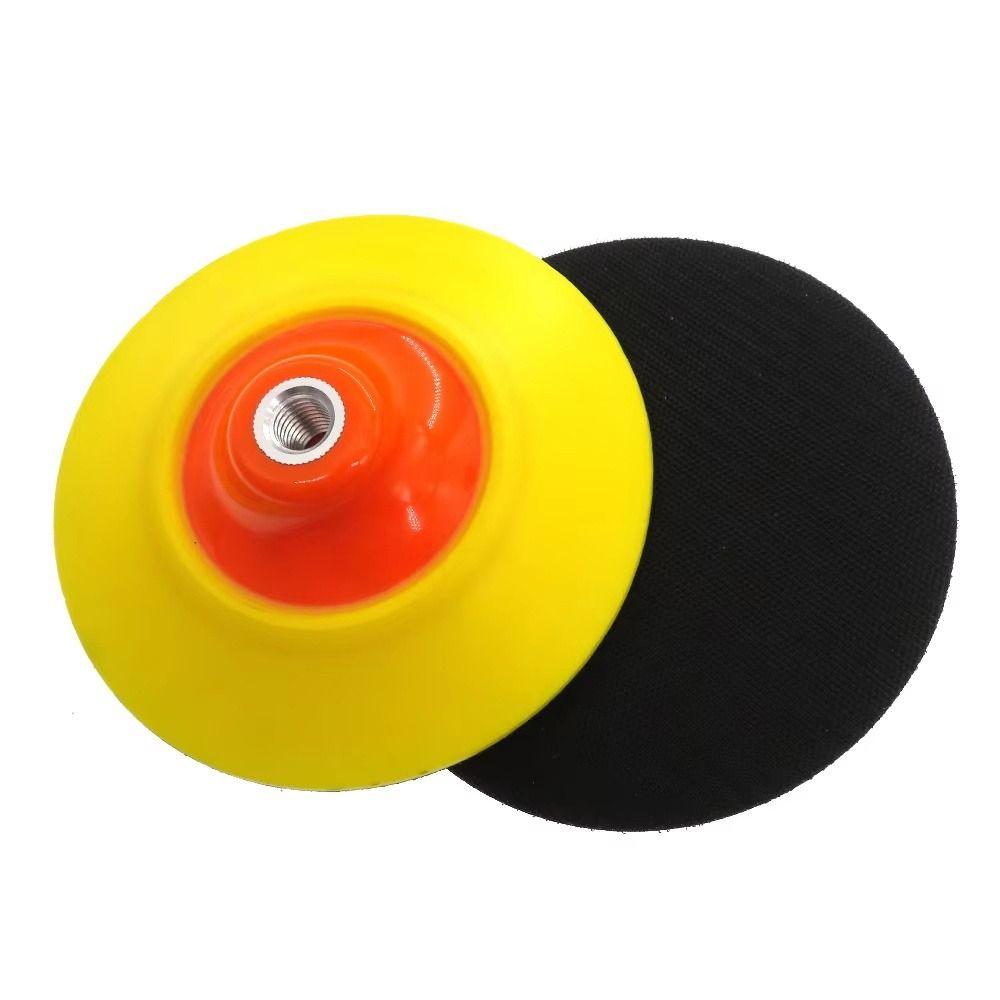 1Pcs 2-7 Inch Universal Backing Plate Plastic And Metal M10 M14 M16 Thread Sanding Pad Backer Hook And Loop Fastener