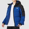 PUMA Men's Colorblock Padded Down Hooded Jacket Blue/Black 537685-16