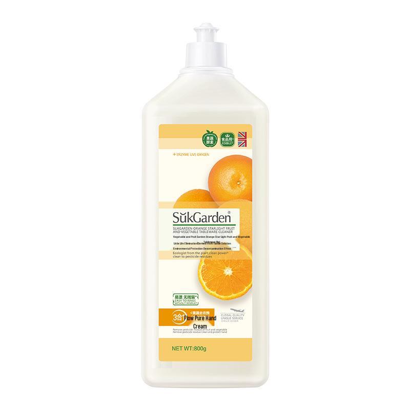 800g Plant Essence Dish Soap - Gentle On Hands, Removes Oil Stains, No Residue, Perfect for Fruits & Vegetables