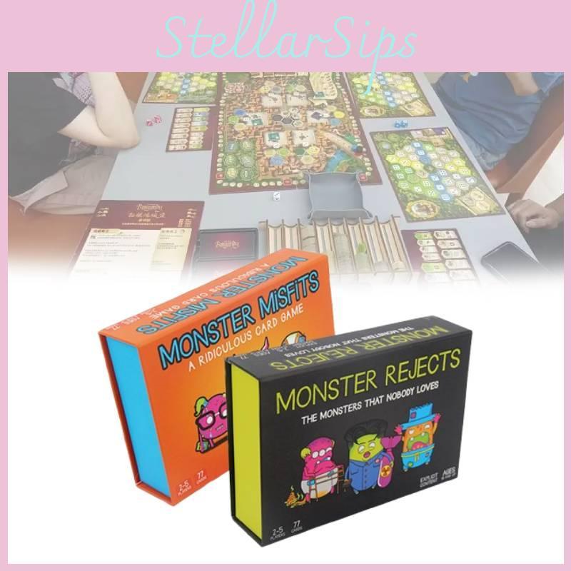 Rejects Misfits Monster Board Games Family Party Casual Play Fun Props Gift Kids