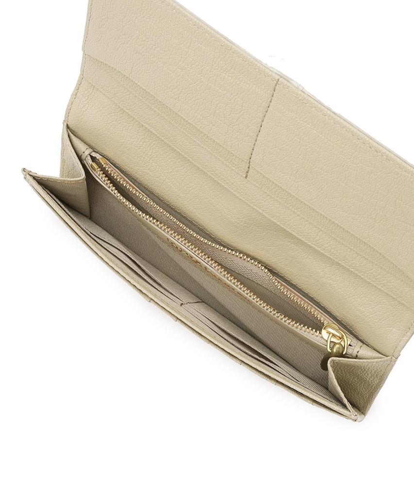 Toff & Loadstone Schlanke Lange Geldbörse, Leicht geschrumpft, Dünnes Rindsleder, Einheitsgröße, Chai-Beige