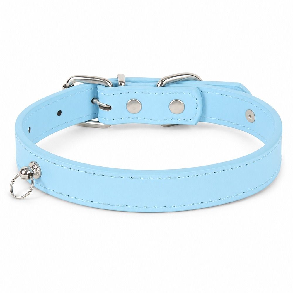 Dream Colored Bead Pet Collar PU Leather Cat Collar Adjustable Adjustable Collar  For Puppy