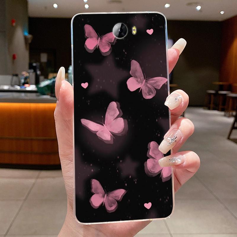 Case For Honor 5A Case Honor5A LYO-L21 Luxury Butterfly Soft TPU Silicone Cover for Huawei Y5 II Y5 2 CUN-U29 CUN-L21 Back Cover