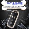 Key Case Compatible with Honda NBOX Custom Key Cover Smart Key Case Panda Key Holder Gold Black [HOYZE] N-BOX N-VAN N-WGN N-ONE