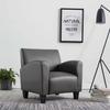 Vidaxl Armchair, Grey, Faux Leather