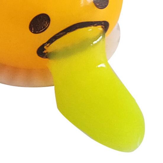 1/2Pcs Stress Relief Yolk Fidget Toy Cartoon Pig Bunny Watermelon Double-yolked Egg Squeeze Sensory Toy Hand Exercise Relaxation Stress Ball