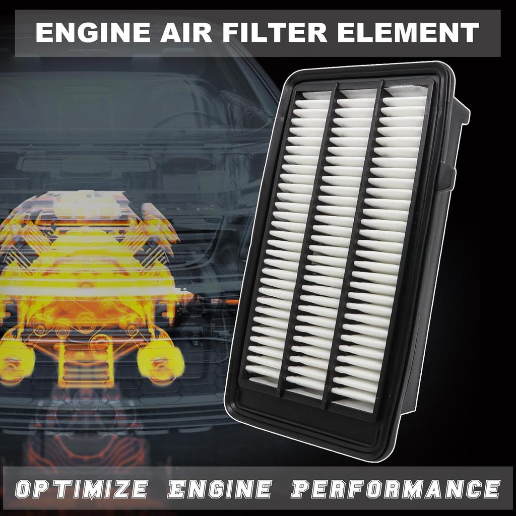 Engine Air Filter 17220-5AA-A00 Automotive Replacement Engine Filter Compatible with Honda CR-V 1.5L 17-21, Civic 16-21 Intake Air Filter Replacement