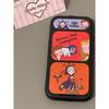 Leather Flip Little Witch Mona for Apple 16 Promax Mobile Phone Case for IPhone 15 New Model 14 Stand 13