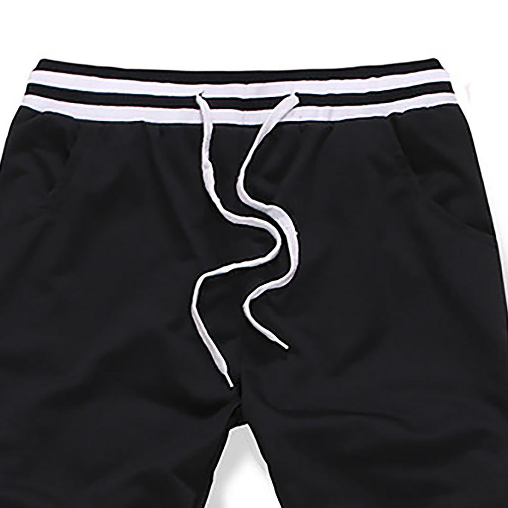Men Splicing Printed Overalls Casual Pocket Sport Work Casual Trouser Pants