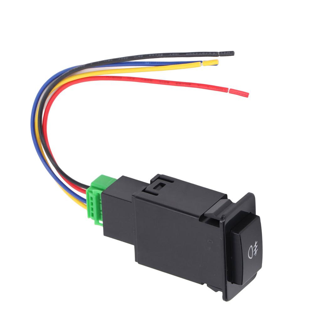 12V 5 Pin Harness Switch Car Fog Light Modified Switch with Wire IP67 Protection TS‑12