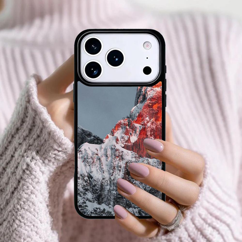 Schneeige Winterberg Handyhülle Für Apple iPhone 17 Air 16E 15 14 Plus 13 12 11 Pro Max Mini Funda Cover