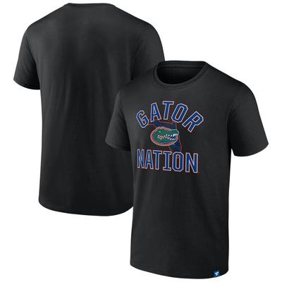 Herren Fanatics Schwarz Florida Gators Fundamentals Hometown Slogan T-Shirt