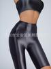 Thin Transparent Oil Glossy Mesh Red Shorts Sexy Yoga Sports Shorts High Elasticity Fashion Sexy Women  New Shorts Gk3Y