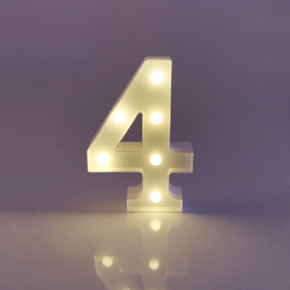 Wedding Decorative 26 Alphabet Name Letter LED Lights Luminous Number Lamp Romantic Theme Home Party Bedroom Decor Night Light