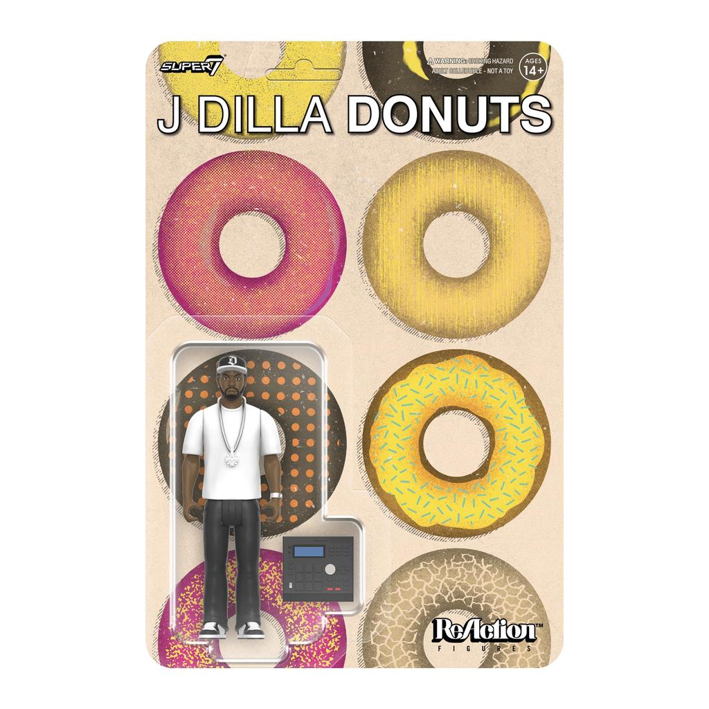 Super7 J Dilla Reaction Figure Wave 02 J Dilla Action Figure - (Donut)