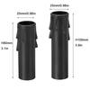 6/12/24pcs Black Plastic E14 Chandelier Socket Sleeves Drip Candle Socket Covers Bulb Light Base Holder for Crystal Candle Lamps