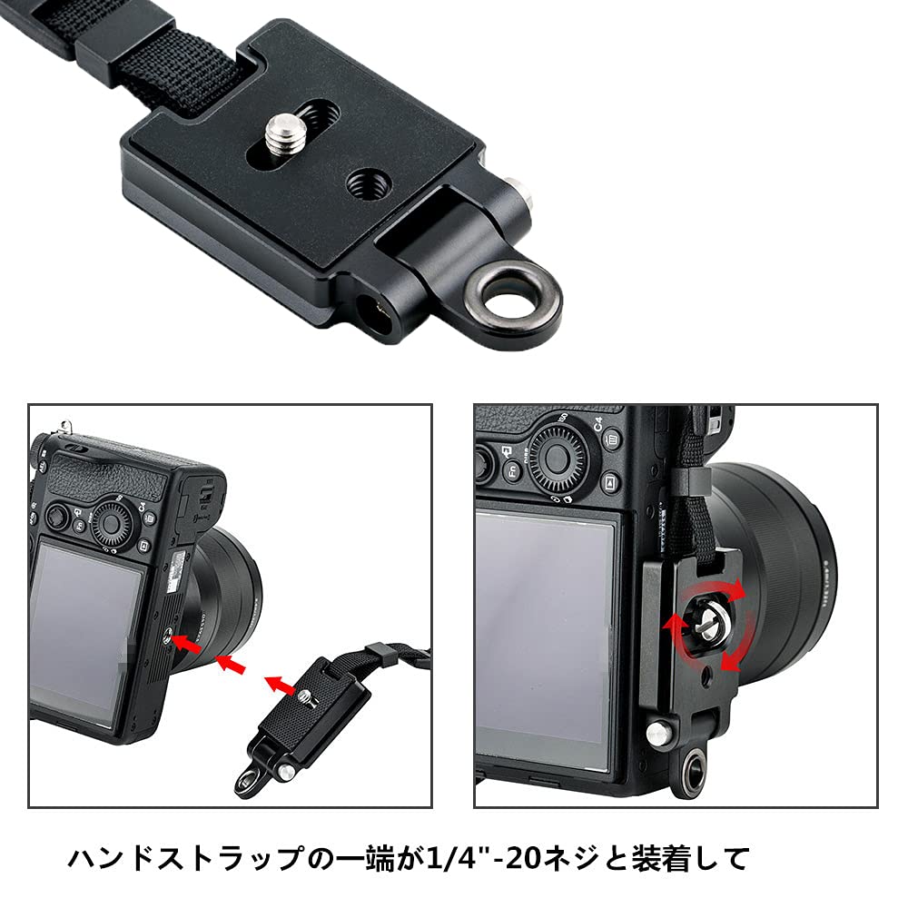 JJC Hand Strap for Sony A7C A7C RX10 Red Strap/Wrist A9III, R, II, A6700, A7RV, A7IV, ZV-E10, ZV-E1, A7C, A7SIII, A7RIV, A7RIII, A7RII, A7R, A7III,