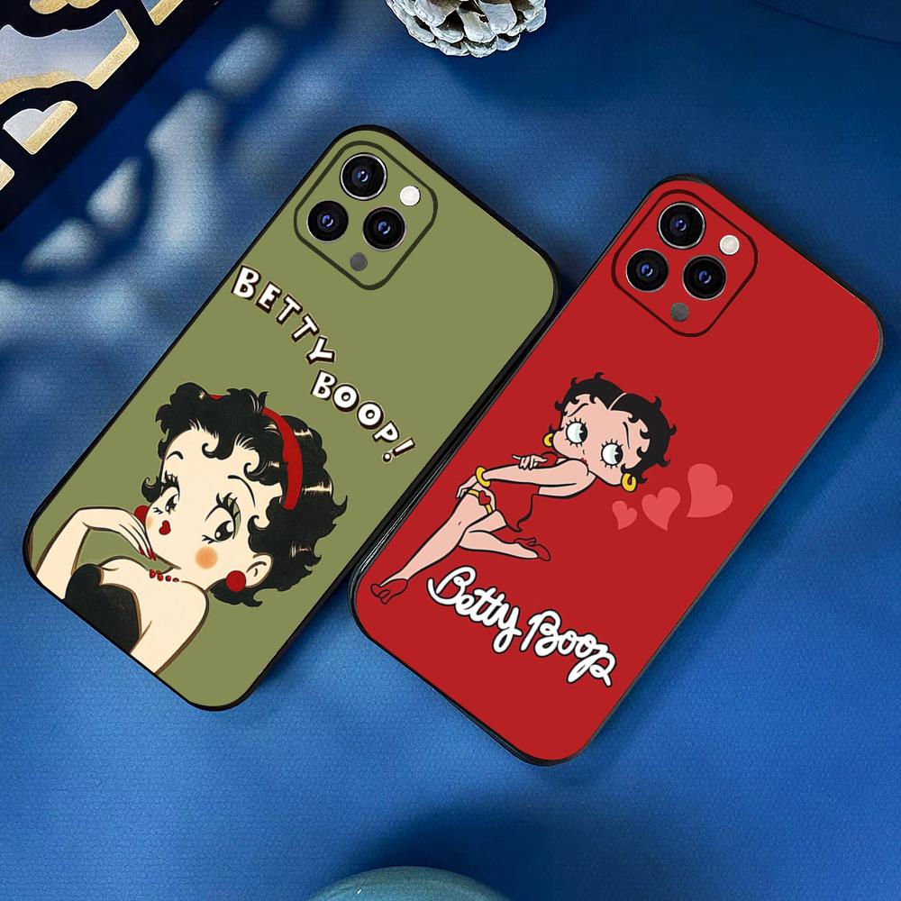 Betty Beautiful B-boop Phone Case For IPhone 17 Pro Max 16 15 14 Pro Max 13 11 X Xs Xr 8 7Plus Silicone Cover