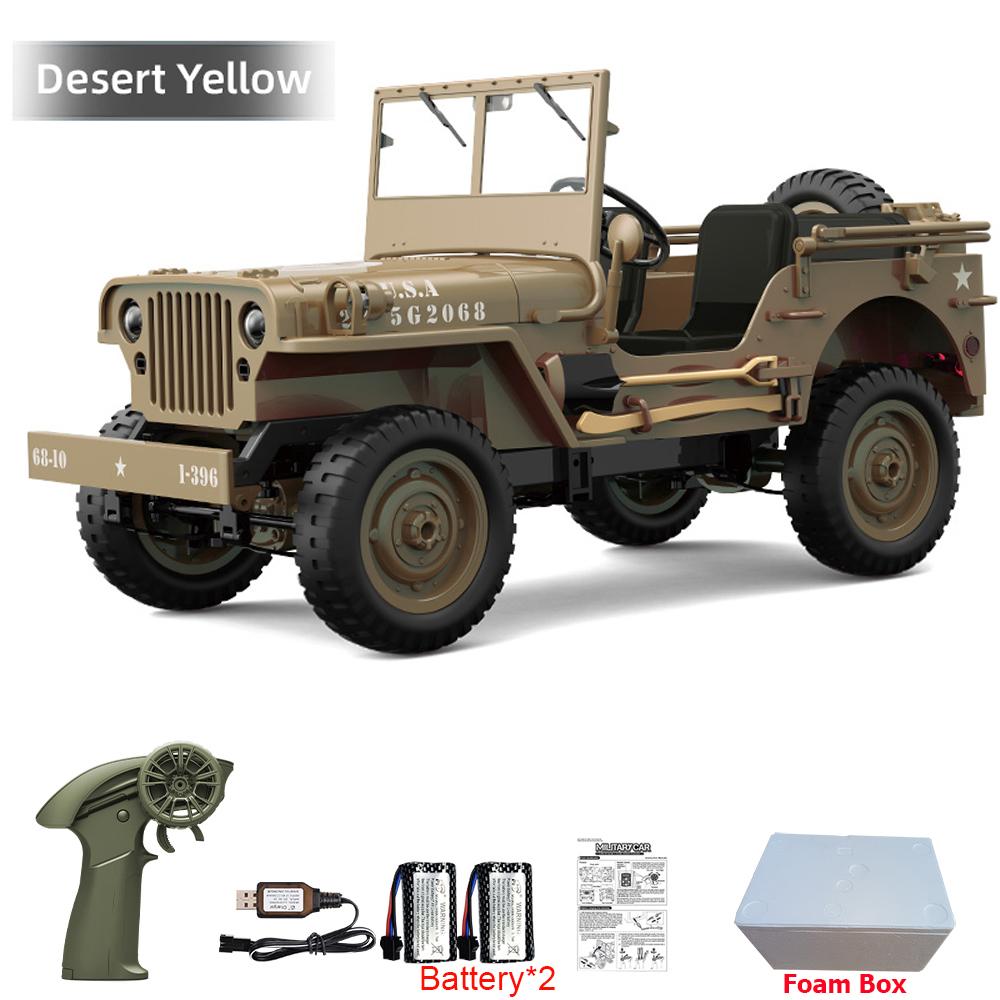 

JJRC C8815 RC Car 1/10 WILLYS 1941 4WD RTR RC Crawler 2.4G Remote Control Car Off-road Climbing Military RC Truck Toys Gift