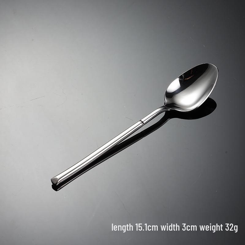 Multi-Spec Knight Mirror Polished Square Handle 304 Stainless Steel Cutlery Set