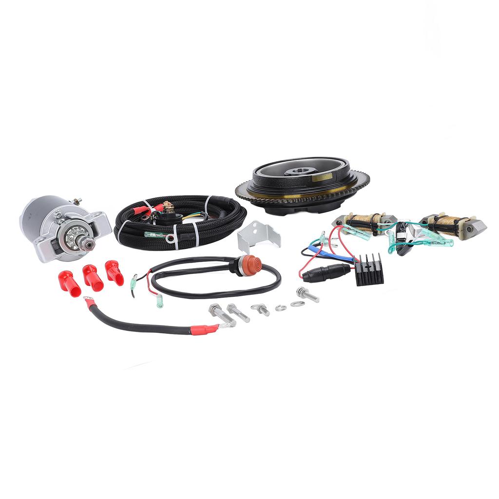 Outboard Electric Start Kit 66M 81800 01 Flywheel 66M 81800 01 Starter Motor Conversion Kit for 4