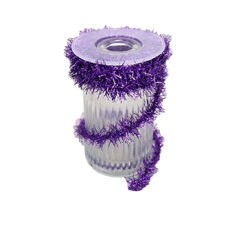 Wire Garlands Tinsel Ribbon Colorful Ribbon for DIYs Craft Bows Gift Wrapping