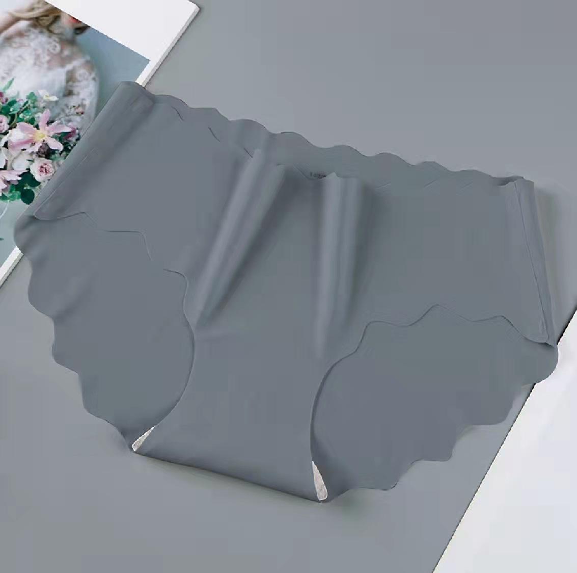 

Женские трусики средней посадки, бесшовные, из ледяного шелка, с волнистым эффектом лифтинга бедер XL